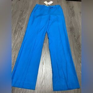 Bright Cobalt Wide-Leg Women’s Pants